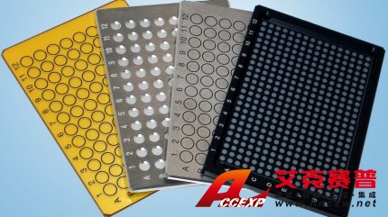 HTS-XT 中可以使用不同類型的可重復(fù)使用、易于清潔的微孔板。
