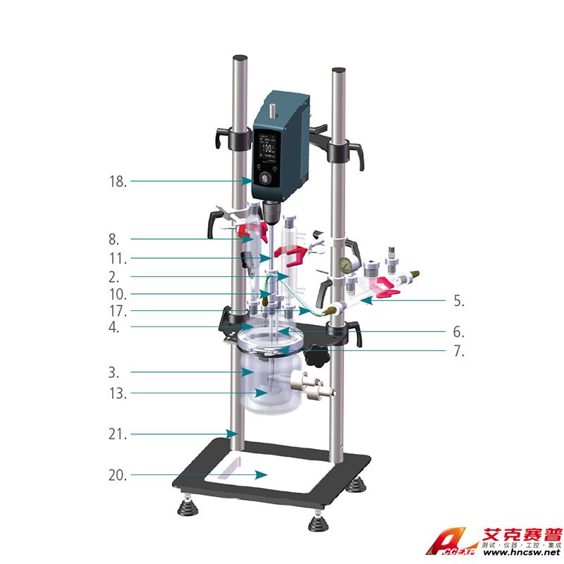 JULABO優萊博 2000ml壓力反應釜， JRS-6438-250